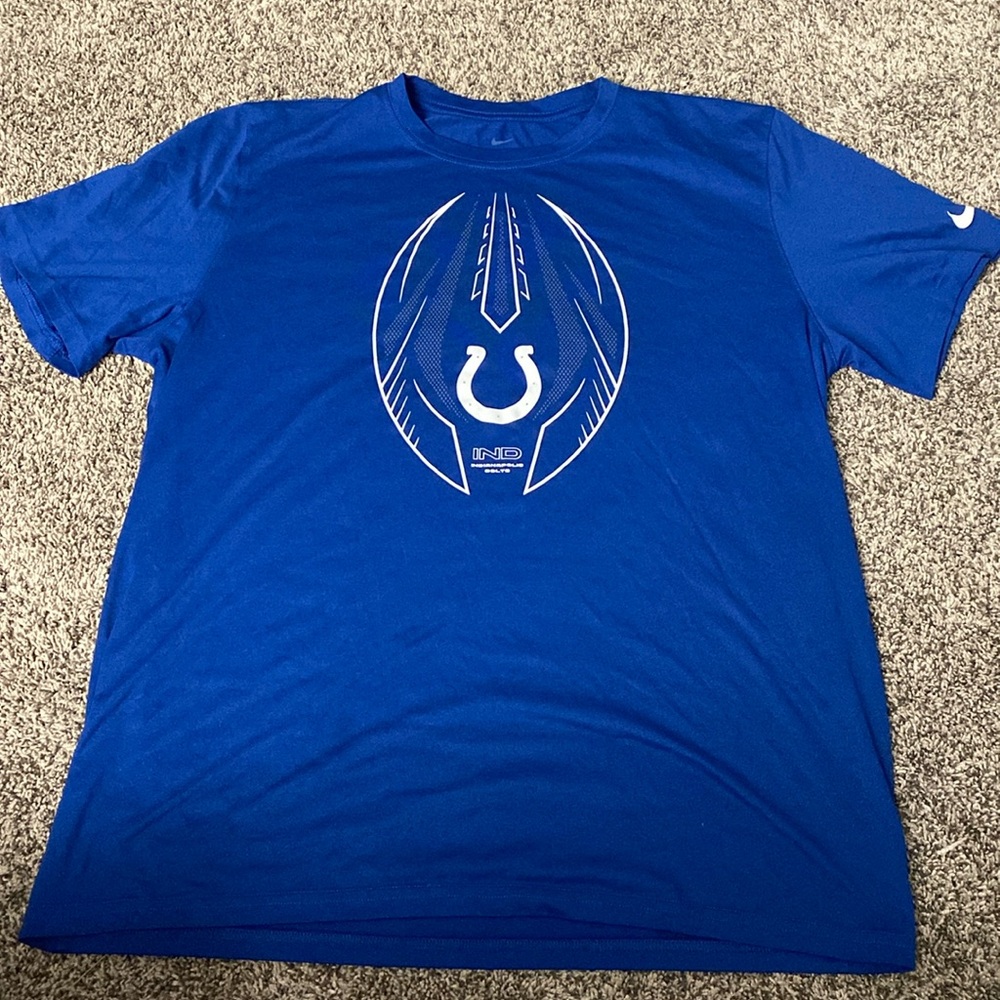 2 Men’s NIKE colts drifit t shirt CALL OUT